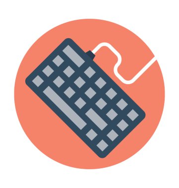 bilgisayar klavye vektör simgesi