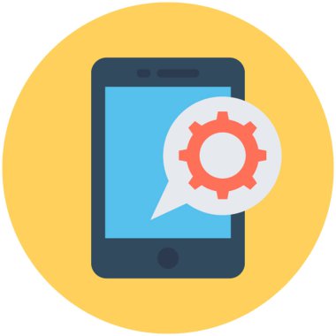 Telefon ayarları vektör simgesi