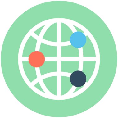 genel ağ vektör simgesi