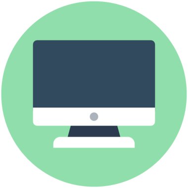 Düz vektör simgesini izle
