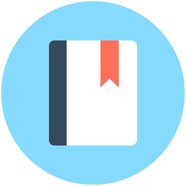 En sevdiğim kitap vektör simgesi