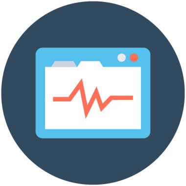 Çevrimiçi grafik vektör simgesi