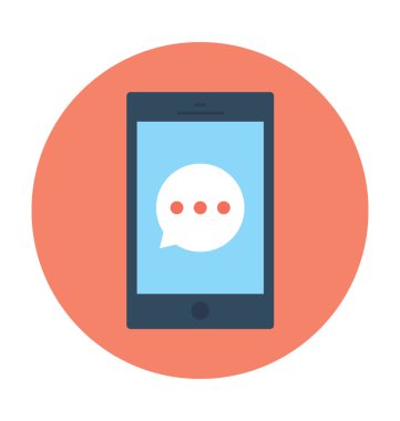 Mobil Sms vektör simgesi