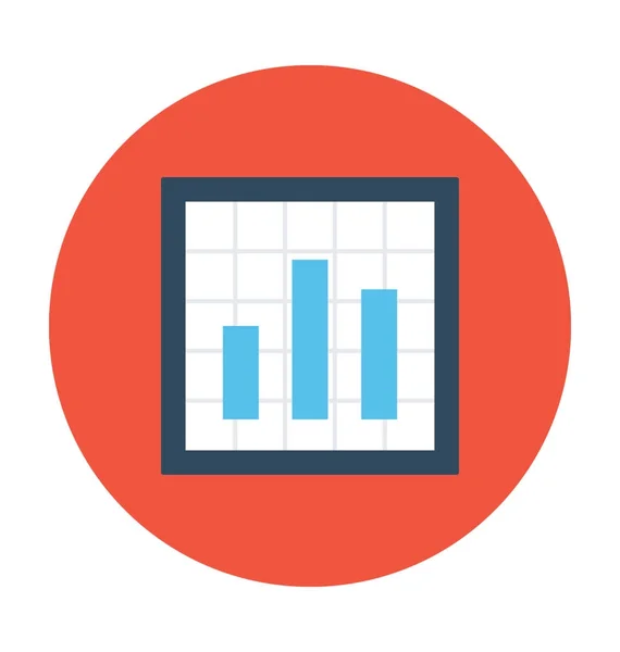 성장 차트 벡터 아이콘 — 스톡 벡터