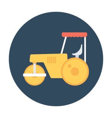 Yol silindiri vektör simgesi