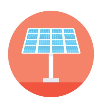 solar panel vektör simgesi