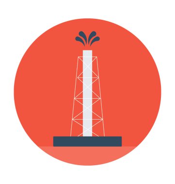 Elektrik pilon vektör simgesi