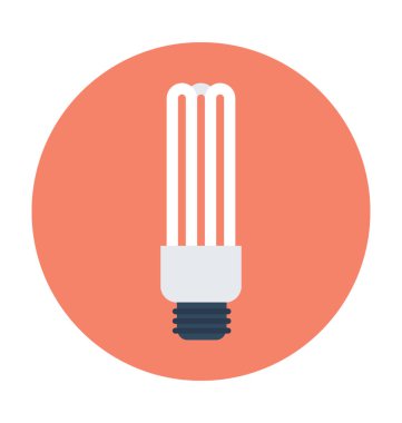 Enerji tasarrufu vektör simgesi