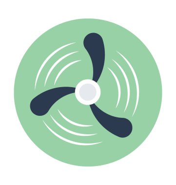 Türbin Fan vektör simgesi