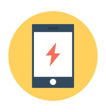 telefon düz vektör simgesi