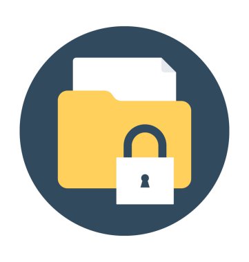 Dosya ayarları vektör simgesi