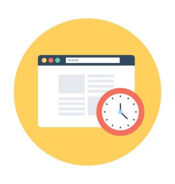 Web sitesi hız vektör simge