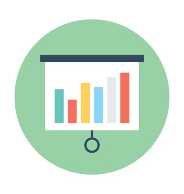 Flip chart vektör simgesi