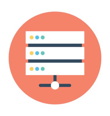 Veritabanı vektör simgesi