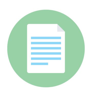 Belge vektör simgesi