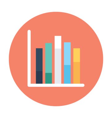 bar çizelgesi vektör simgesi