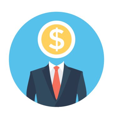 işadamı vektör simgesi