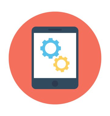 Telefon ayarları vektör simgesi