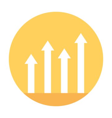 çubuk grafik vektör simgesi