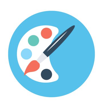 Resim düz vektör simgesi