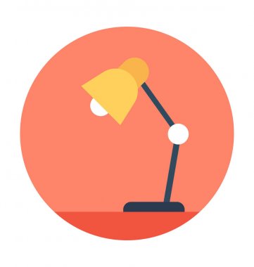 tablo lambası vektör simgesi