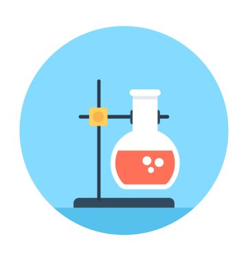 Laboratuvar Deney vektör simgesi