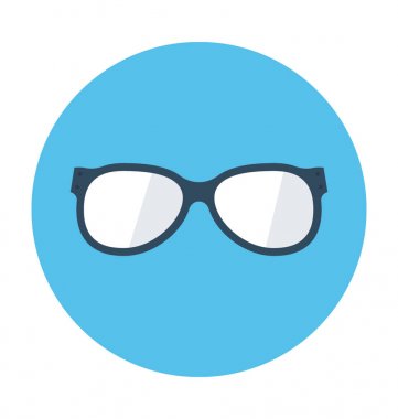 Gözlükler Düz Vektör Simgesi