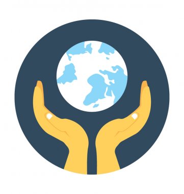 Dünya vektör simge kaydetmek