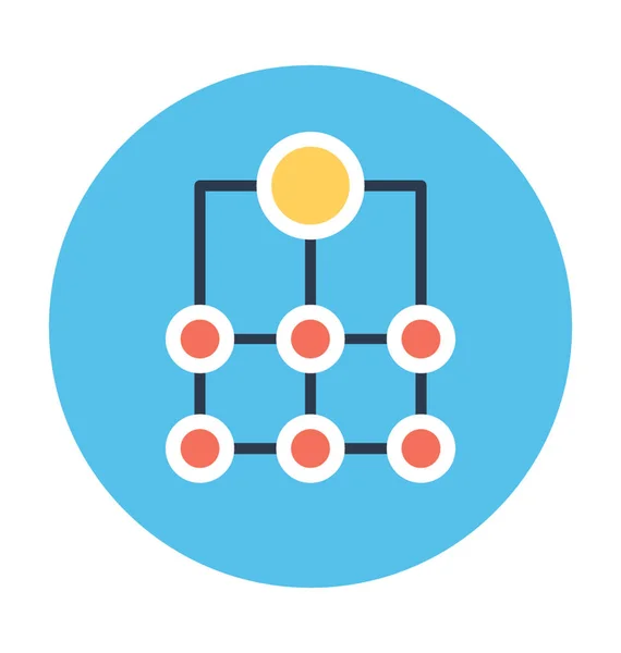 Sitemap Vector Icon — Stock Vector