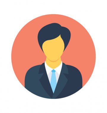 anchor düz vektör simgesi