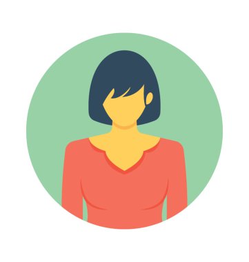 Sekreter Düz vektör simgesi