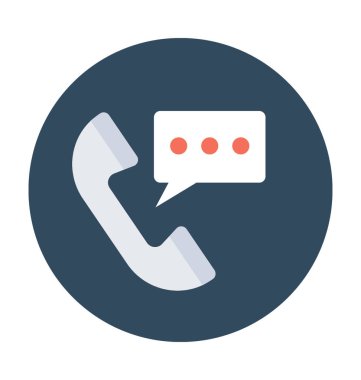 Alıcı düz vektör simgesi