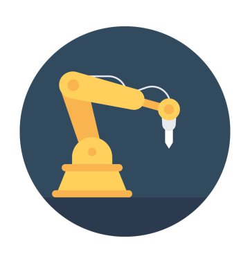 Robotik Kol vektör simgesi