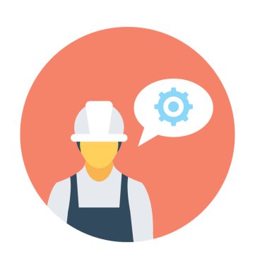 Teknik destek vektör simgesi