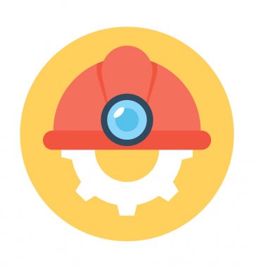 Sert başlık vektör simgesi