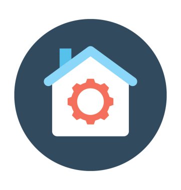 ev ayarları vektör simgesi