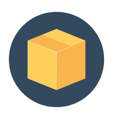 Teslimat kutusu vektör simgesi