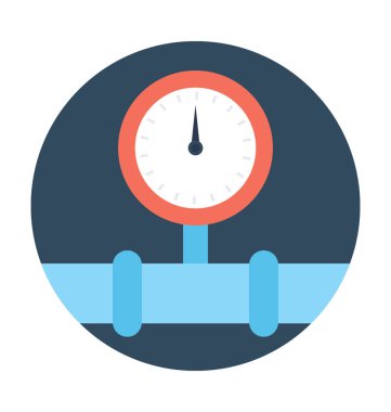 Yakıt ölçer vektör simgesi