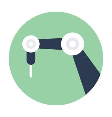 Endüstriyel kol vektör simgesi