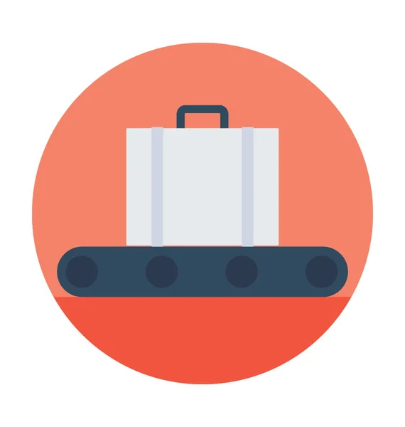 Conveyor Belt Vector Icon — Stockvector