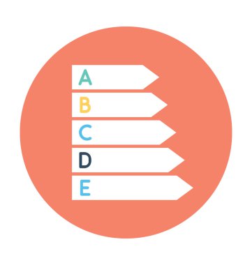 Özellik grafik düz vektör simgesi