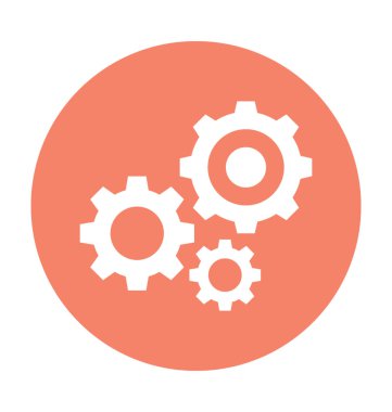 SMM düz vektör simgesi