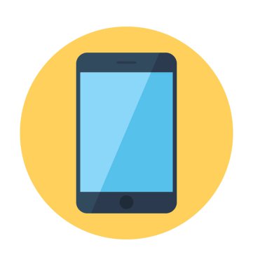 telefon düz vektör simgesi