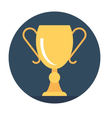 Trophy Düz Vektör Simgesi
