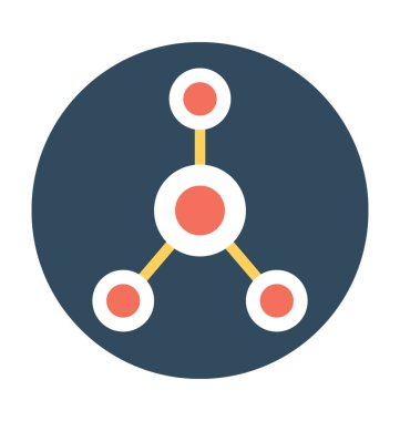 hiyerarşi düz vektör simgesi