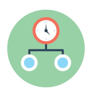 Strateji düz vektör simgesi