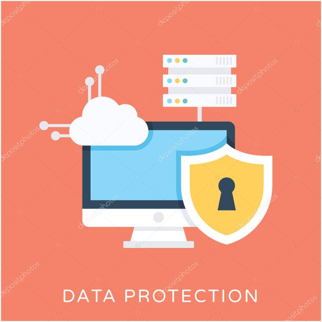 Network Protection Flat Vector Icon