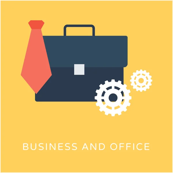 Иконка вектора бизнес и офис — стоковый вектор