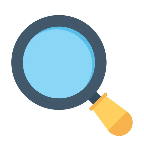 Magnifier Flat vector Icon — Stock Vector