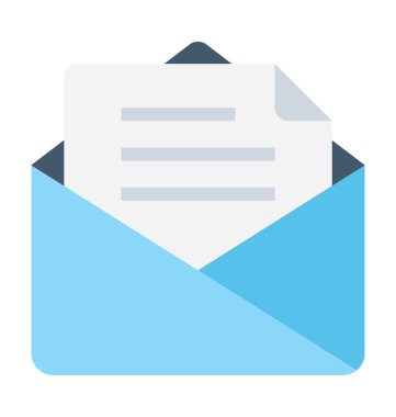 harf düz vektör simgesi